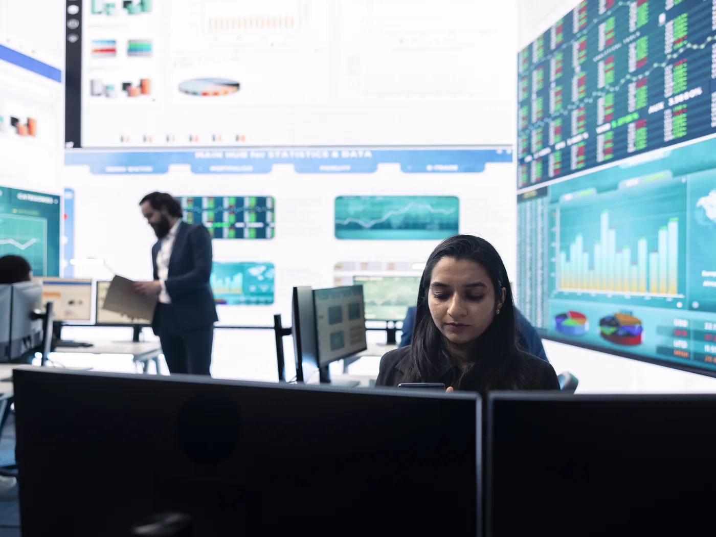 Monitoring dashboards during a test