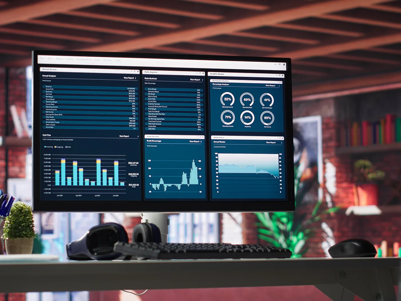 Performance and security results dashboard