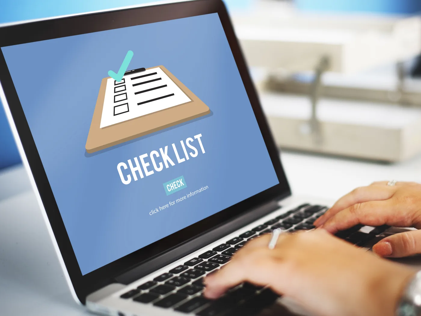 Application security checks against a checklist