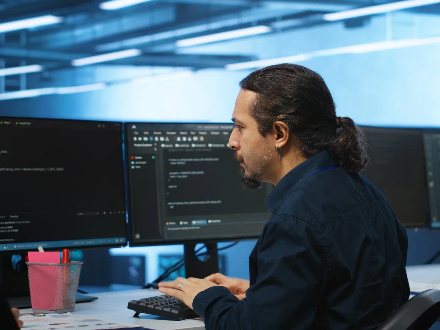 Data set scaled to production volume