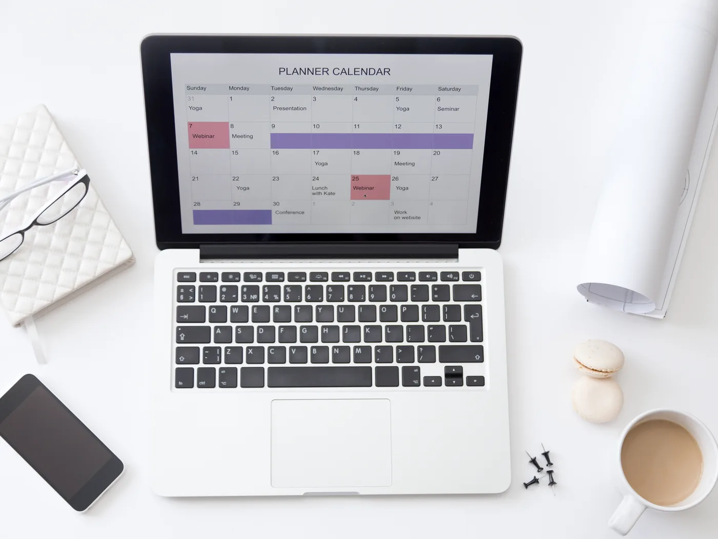 Release testing window on a calendar